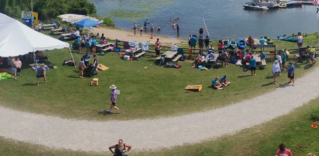 At the lake wisconsin